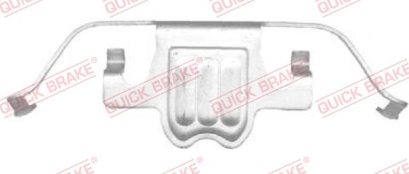 QUICK BRAKE 109-1695-1 - Tarvikesarja, jarrupala inparts.fi