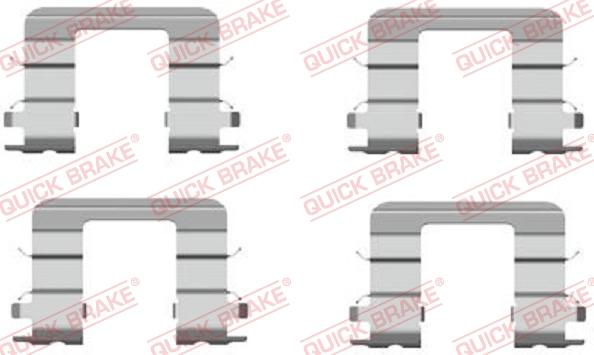 QUICK BRAKE 1091696 - Tarvikesarja, jarrupala inparts.fi