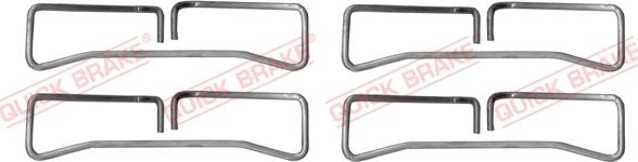 QUICK BRAKE 1091691 - Tarvikesarja, jarrupala inparts.fi