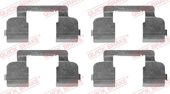 QUICK BRAKE 1091698 - Tarvikesarja, jarrupala inparts.fi