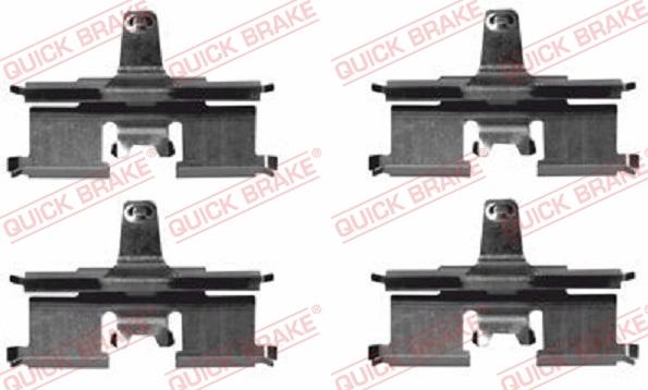 QUICK BRAKE 1091692 - Tarvikesarja, jarrupala inparts.fi