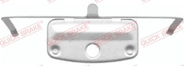 QUICK BRAKE 109-1644-1 - Tarvikesarja, jarrupala inparts.fi