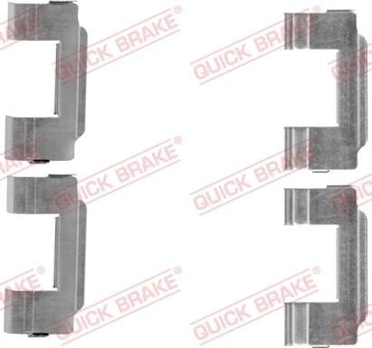 QUICK BRAKE 1091646 - Tarvikesarja, jarrupala inparts.fi