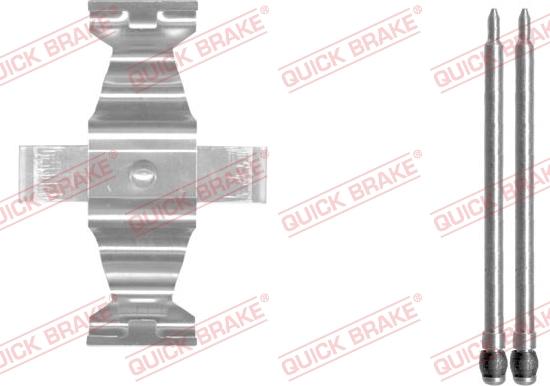 QUICK BRAKE 109-1643-1 - Tarvikesarja, jarrupala inparts.fi