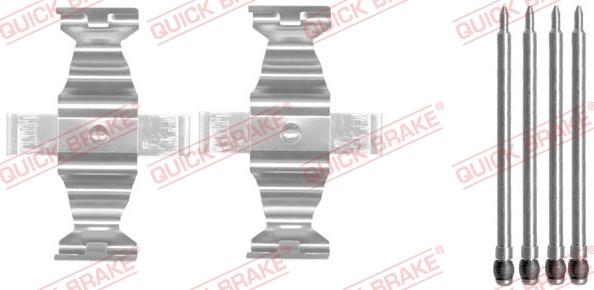 QUICK BRAKE 1091643 - Tarvikesarja, jarrupala inparts.fi