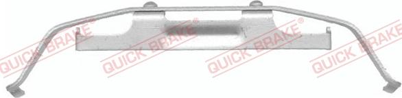 QUICK BRAKE 109-1642-1 - Tarvikesarja, jarrupala inparts.fi