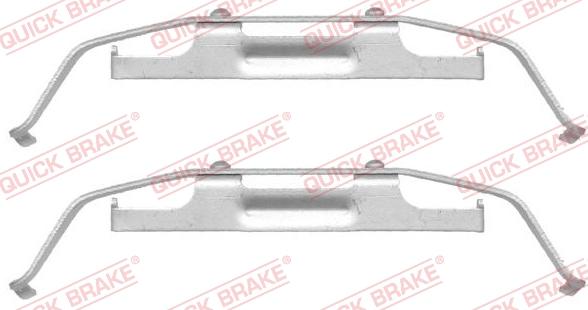 QUICK BRAKE 1091642 - Tarvikesarja, jarrupala inparts.fi