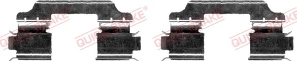 QUICK BRAKE 109-1654-1 - Tarvikesarja, jarrupala inparts.fi