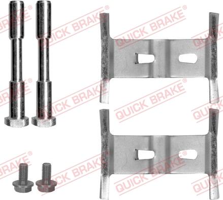 QUICK BRAKE 1091658 - Tarvikesarja, jarrupala inparts.fi