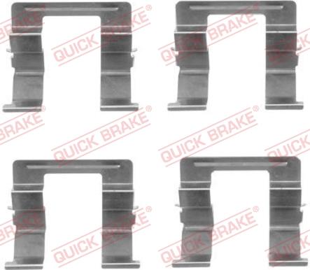 QUICK BRAKE 1091605 - Tarvikesarja, jarrupala inparts.fi