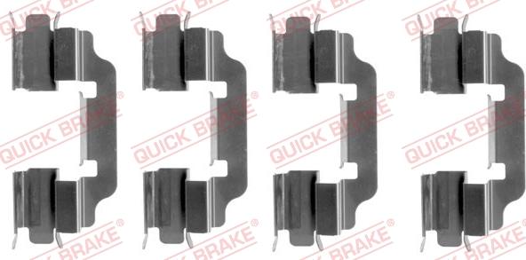 QUICK BRAKE 1091601 - Tarvikesarja, jarrupala inparts.fi