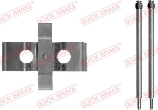 QUICK BRAKE 109-1611-1 - Tarvikesarja, jarrupala inparts.fi