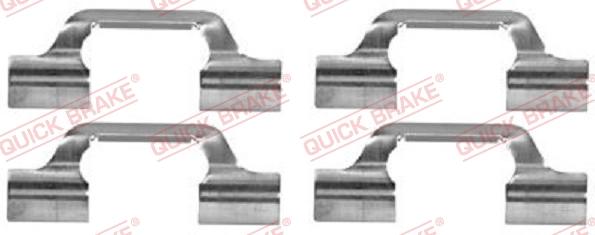 QUICK BRAKE 1091685 - Tarvikesarja, jarrupala inparts.fi