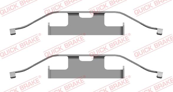 QUICK BRAKE 1091682 - Tarvikesarja, jarrupala inparts.fi