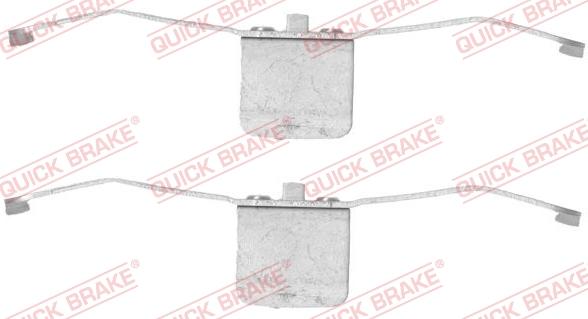 QUICK BRAKE 1091639 - Tarvikesarja, jarrupala inparts.fi