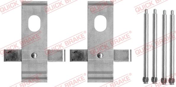 QUICK BRAKE 1091634 - Tarvikesarja, jarrupala inparts.fi