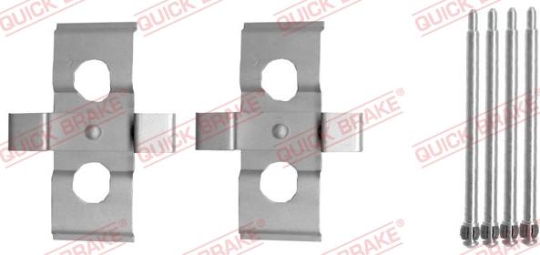 QUICK BRAKE 109-1635 - Tarvikesarja, jarrupala inparts.fi