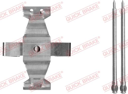 QUICK BRAKE 109-1636-1 - Tarvikesarja, jarrupala inparts.fi