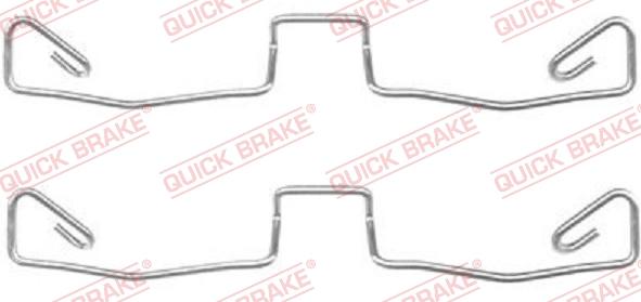 QUICK BRAKE 1091633 - Tarvikesarja, jarrupala inparts.fi