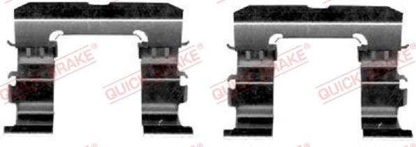 QUICK BRAKE 109-1632-1 - Tarvikesarja, jarrupala inparts.fi