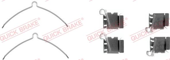 QUICK BRAKE 109-1622-1 - Tarvikesarja, jarrupala inparts.fi