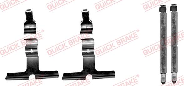 QUICK BRAKE 1091676 - Tarvikesarja, jarrupala inparts.fi