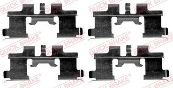 QUICK BRAKE 1091677 - Tarvikesarja, jarrupala inparts.fi