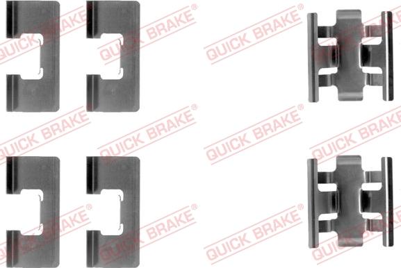 QUICK BRAKE 1091091 - Tarvikesarja, jarrupala inparts.fi