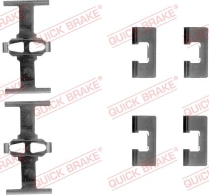 QUICK BRAKE 1091092 - Tarvikesarja, jarrupala inparts.fi