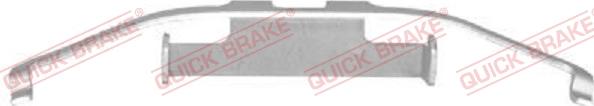 QUICK BRAKE 109-1097-1 - Tarvikesarja, jarrupala inparts.fi