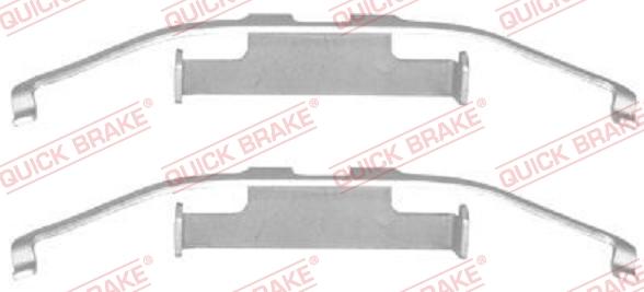 QUICK BRAKE 1091097 - Tarvikesarja, jarrupala inparts.fi