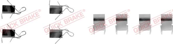 QUICK BRAKE 1091060 - Tarvikesarja, jarrupala inparts.fi