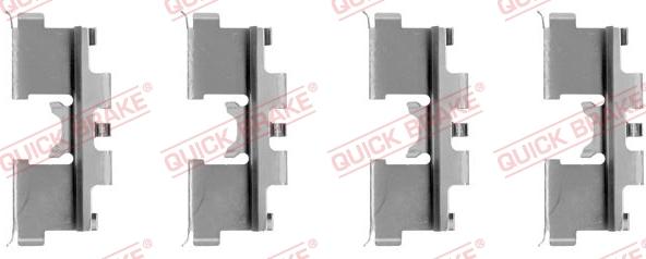 QUICK BRAKE 1091068 - Tarvikesarja, jarrupala inparts.fi