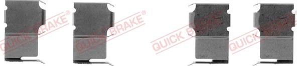 QUICK BRAKE 109-1063-1 - Tarvikesarja, jarrupala inparts.fi