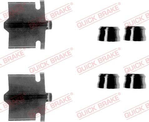 QUICK BRAKE 1091084 - Tarvikesarja, jarrupala inparts.fi