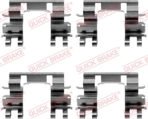 QUICK BRAKE 1091087 - Tarvikesarja, jarrupala inparts.fi