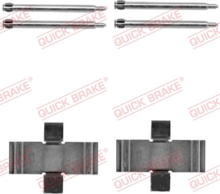 QUICK BRAKE 109-1039 - Tarvikesarja, jarrupala inparts.fi