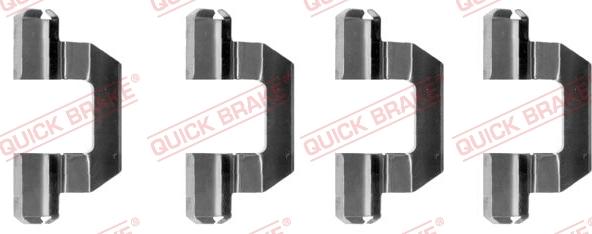 QUICK BRAKE 109-1077 - Tarvikesarja, jarrupala inparts.fi