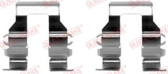 QUICK BRAKE 109-1199-1 - Tarvikesarja, jarrupala inparts.fi