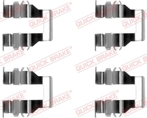 QUICK BRAKE 1091199 - Tarvikesarja, jarrupala inparts.fi