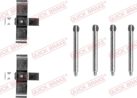 QUICK BRAKE 1091195 - Tarvikesarja, jarrupala inparts.fi