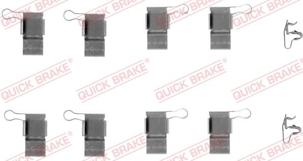 QUICK BRAKE 1091193 - Tarvikesarja, jarrupala inparts.fi