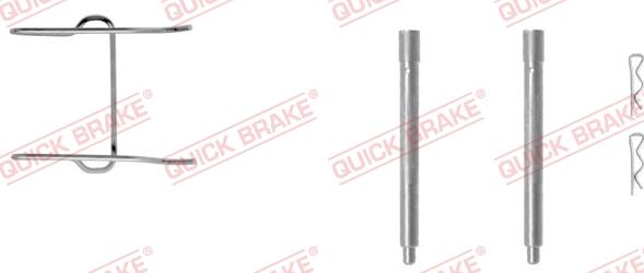 QUICK BRAKE 109-1149-1 - Tarvikesarja, jarrupala inparts.fi