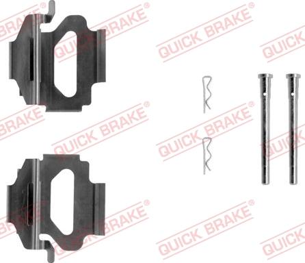 QUICK BRAKE 1091140 - Tarvikesarja, jarrupala inparts.fi