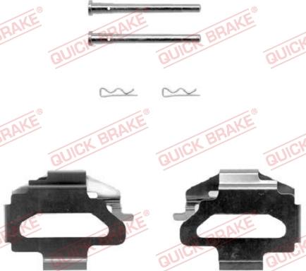 QUICK BRAKE 1091141 - Tarvikesarja, jarrupala inparts.fi