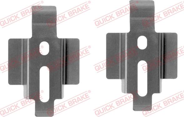 QUICK BRAKE 1091154 - Tarvikesarja, jarrupala inparts.fi