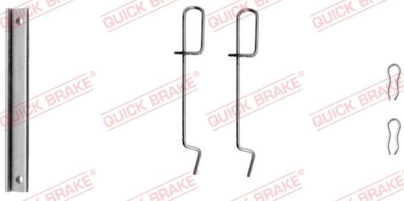 QUICK BRAKE 109-1151-1 - Tarvikesarja, jarrupala inparts.fi