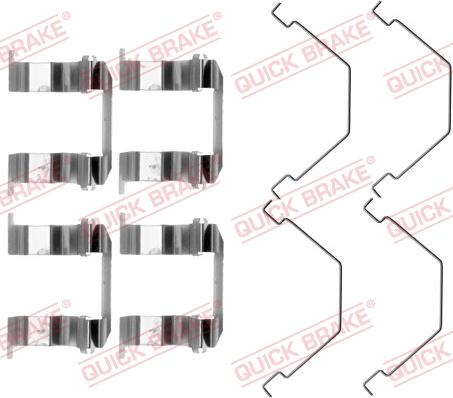 QUICK BRAKE 1091158 - Tarvikesarja, jarrupala inparts.fi