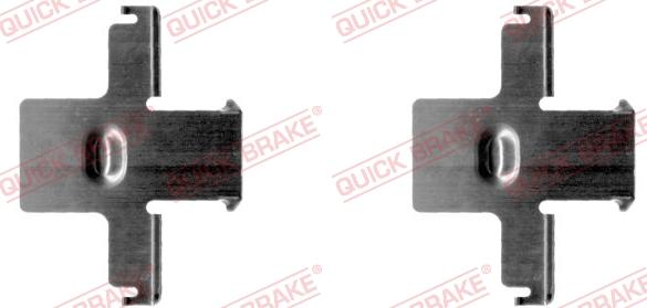 QUICK BRAKE 109-1157-1 - Tarvikesarja, jarrupala inparts.fi