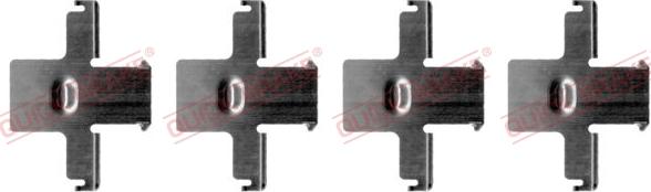 QUICK BRAKE 1091157 - Tarvikesarja, jarrupala inparts.fi